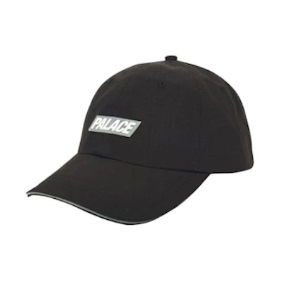 Palace 6-Panel Ripstop Black/Grey/White
