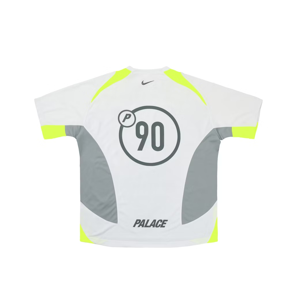 Palace × Nike FW25 TOTAL P90 Jersey Logo Print Unisex Soccer T-Shirt. P29NES001