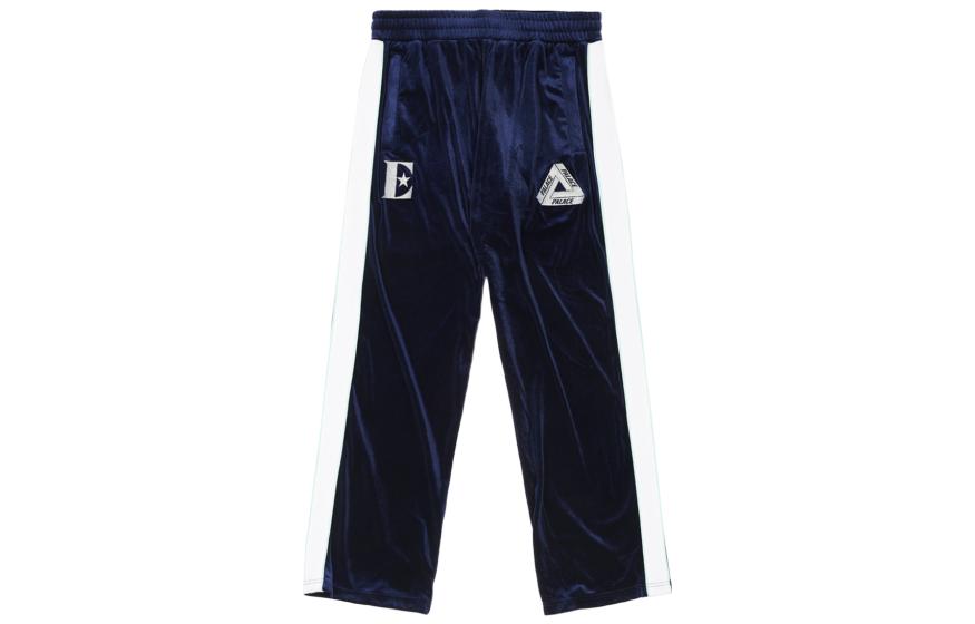 Order PALACE  Elastic Waist Colorblock Casual Pants Blue P21CS260