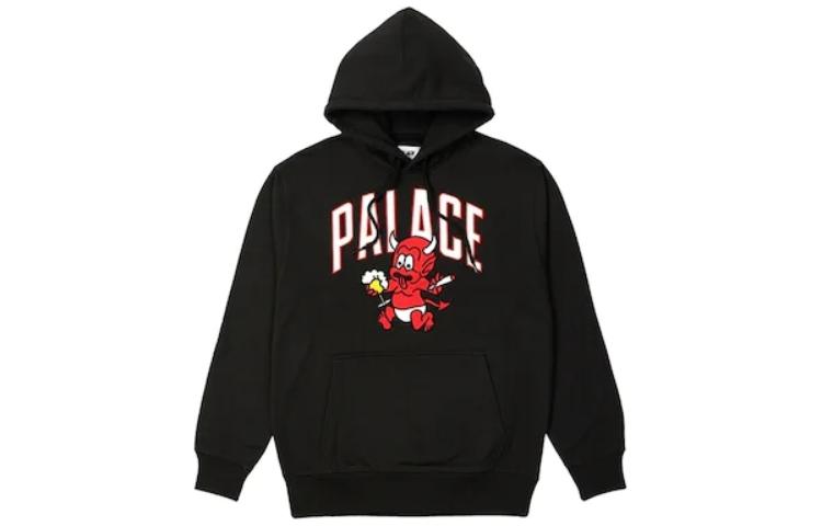 PALACE  Little Devil Loose Fit Hoodie - Black P24CS032