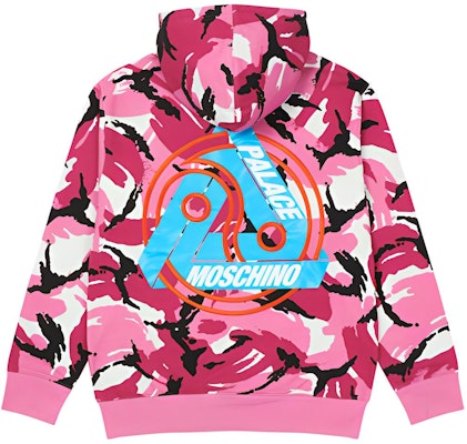 PALACE 抽象圖案粉色男女款套頭衛衣 ZCA170213171181 Buy PALACE 抽象圖案粉色男女款套頭衛衣 ZCA170213171181