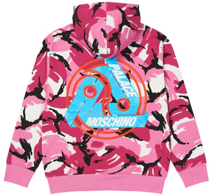 PALACE 抽象圖案粉色男女款套頭衛衣 ZCA170213171181 Order PALACE 抽象圖案粉色男女款套頭衛衣 ZCA170213171181