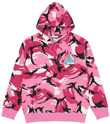 PALACE 抽象圖案粉色男女款套頭衛衣 ZCA170213171181 Lookbook PALACE 抽象圖案粉色男女款套頭衛衣 ZCA170213171181