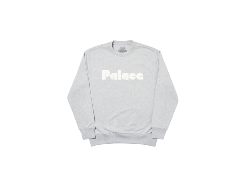 Palace Ace Crew Grey Marl