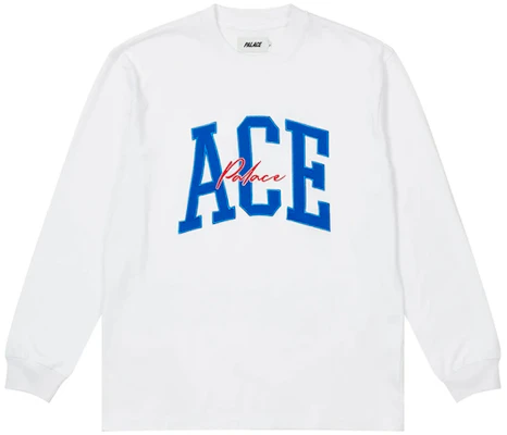 팔라스 ACE 로고 자수 화이트 긴팔 크루넥 스웨터 유니섹스 P20ES019 Buy 팔라스 ACE 로고 자수 화이트 긴팔 크루넥 스웨터 유니섹스 P20ES019