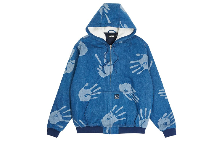 Order PALACE Active Bredda 藍色印花連帽保暖外套 男女通用 PAL-FW20-097