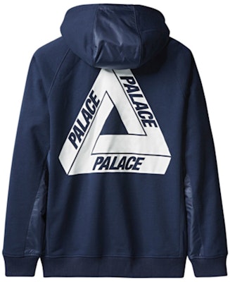 Palace adidas French Terry Hoodie Night Indigo/White Order Palace adidas French Terry Hoodie Night Indigo/White