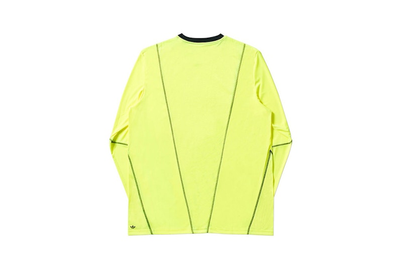 Order Palace Adidas Lengan Panjang Tee Kuning Solar/Hitam