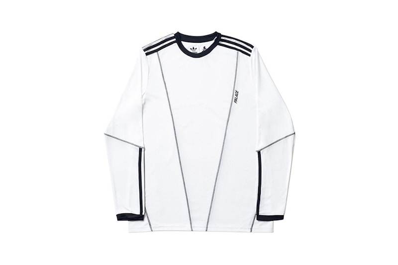 Palace Adidas Longsleeve Tee White/Black