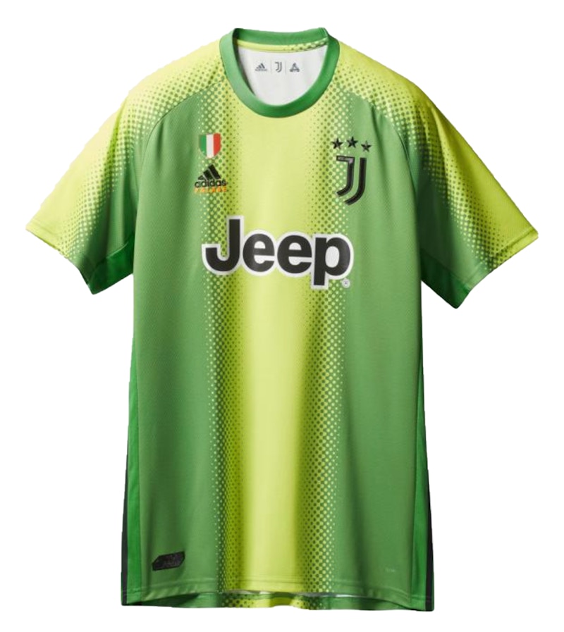 Palace Adidas Palace Juventus Authentic Szczesny 1 Match Jersey Slime/Green