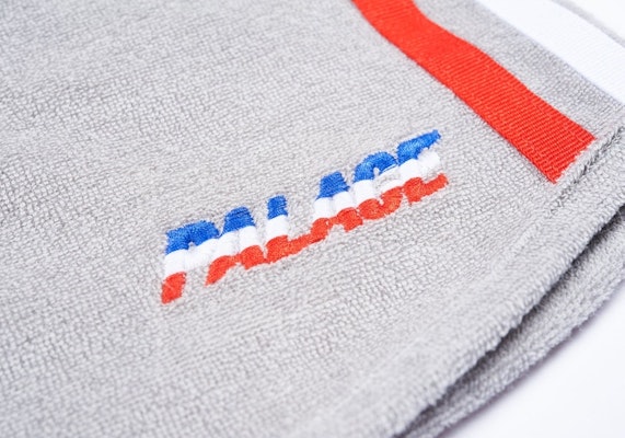 Palace adidas Terry Shorts Grey Lookbook Palace adidas Terry Shorts Grey