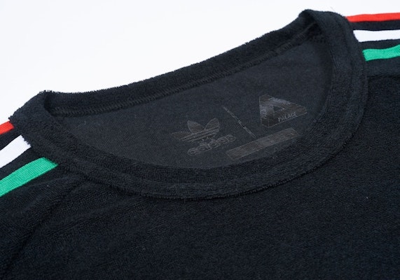 Palace adidas Terry T-Shirt Black Lookbook Palace adidas Terry T-Shirt Black