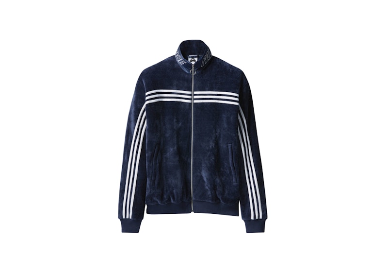 Palace adidas Velour Track Top Night Indigo/White