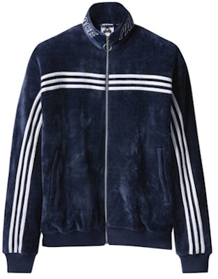 Palace adidas Velour Track Top Night Indigo/White Buy Palace adidas Velour Track Top Night Indigo/White