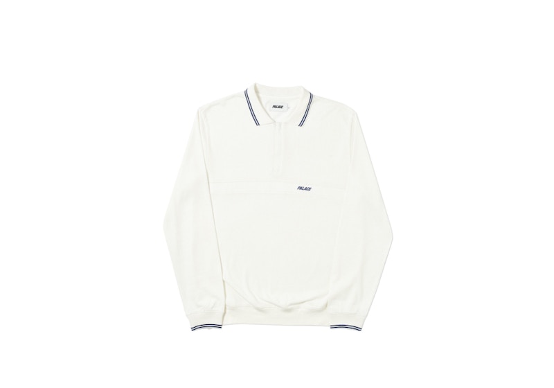 Buy Palace Air-Flex拉链白色圆领衫