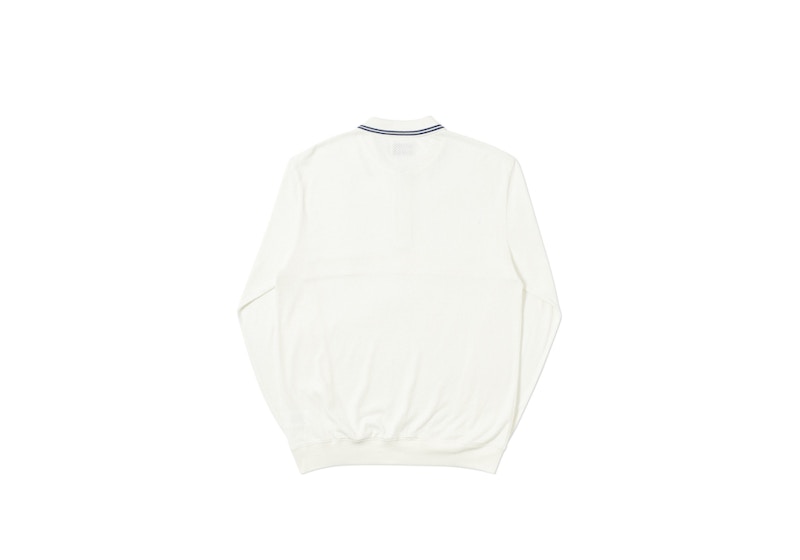 Order Palace Air-Flex拉链白色圆领衫