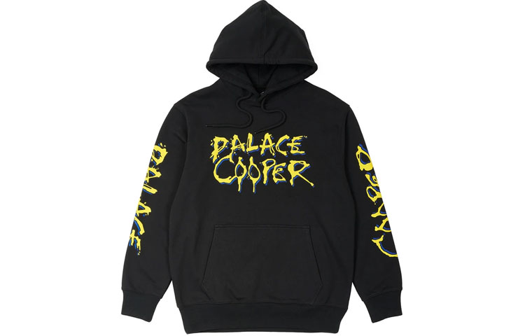 Palace Alice Cooper Black Hoodie with Logo Back Print Unisex Pullover P20HD043 圖 3