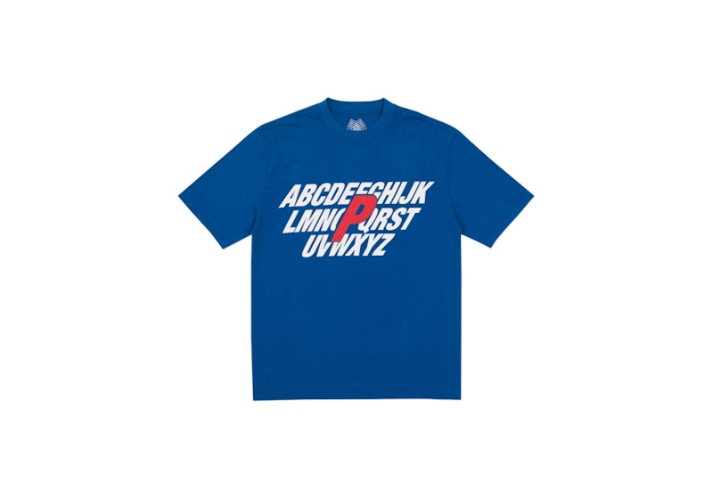 Palace Alpha T-Shirt Blue/White/Red