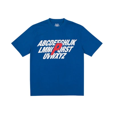 Palace Alpha T-Shirt Blue/White/Red