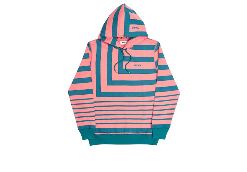 Palace Anglo Hoody Pink/Green