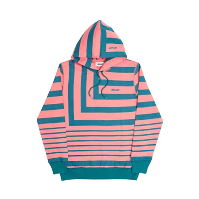 Palace Anglo Hoody Pink/Green