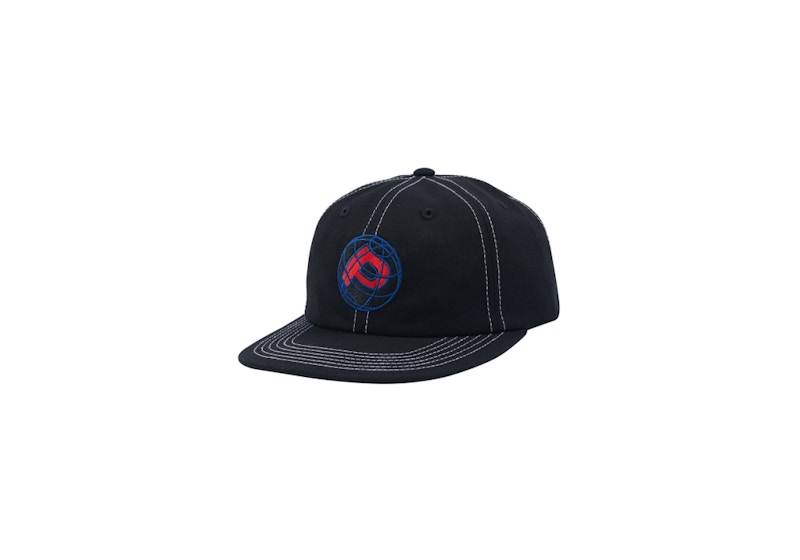 Palace Around the World 6-Panel Black/Blue/Red