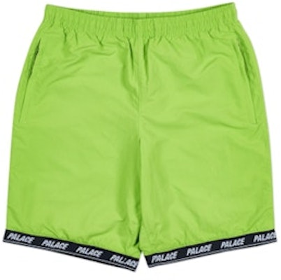Palace Aslan Shell Shorts Lime/Black Buy Palace Aslan Shell Shorts Lime/Black