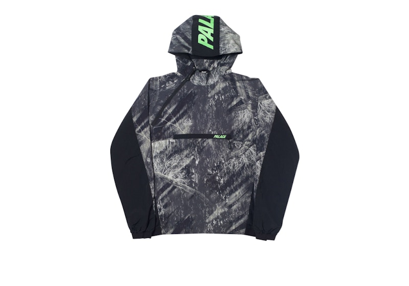 Palace Asymetric Real Tree Shell Top Black