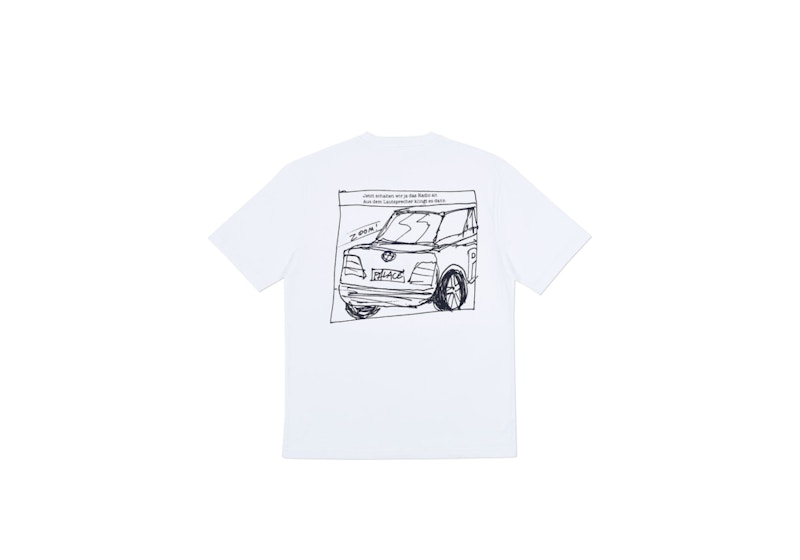 Palace Autobahn T-Shirt White 圖 2