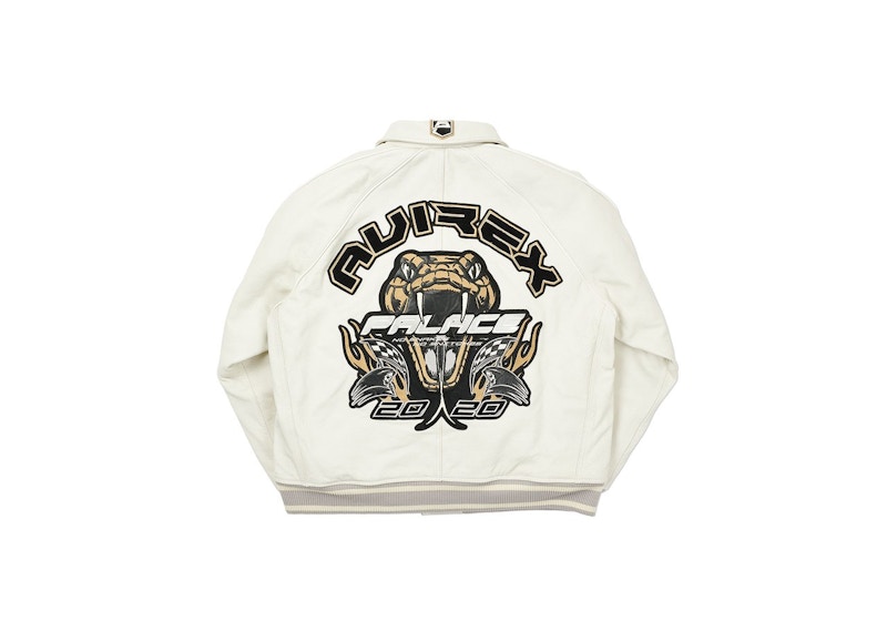 Palace Avirex No Snakes Jacket White