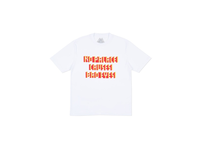 Palace Bad Eye T-Shirt White/Orange