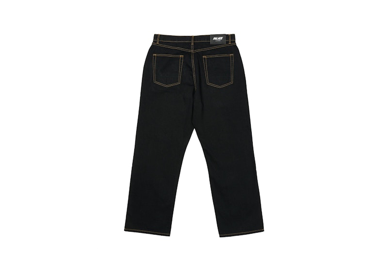 Order Palace Baggies 黑色石洗牛仔裤