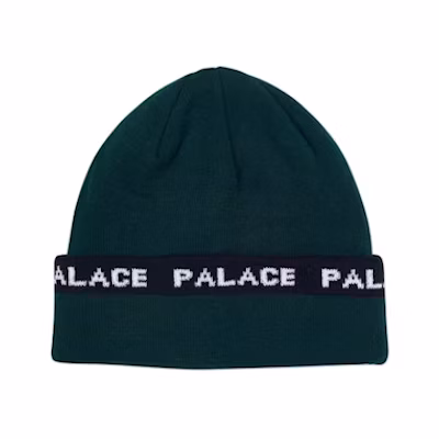 Palace Bando Beanie Green/Black/White