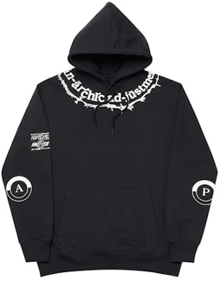 Sudadera con Capucha Negra Palace Barbed Buy Sudadera con Capucha Negra Palace Barbed