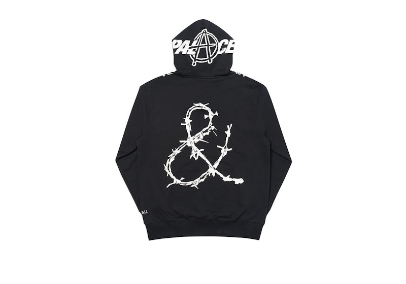 Palace Barbed Hood Black 圖 2