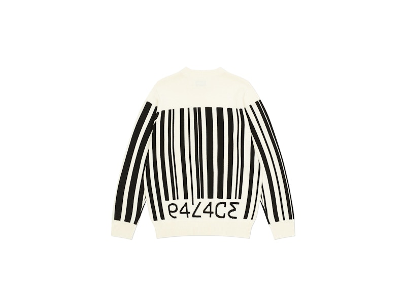 Palace Barcode Knit White 圖 2