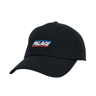 Palace Basically a 6-Panel Black/Blue/Red