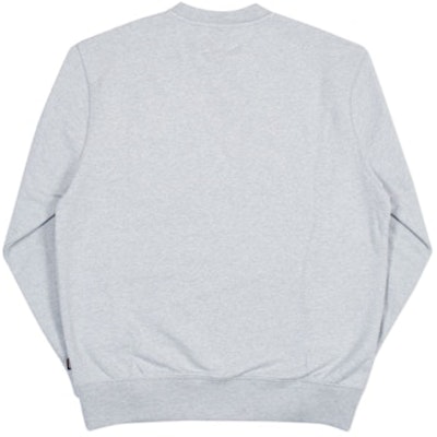 Palace Basically A Crew (FW18) Grey Marl Order Palace Basically A Crew (FW18) Grey Marl
