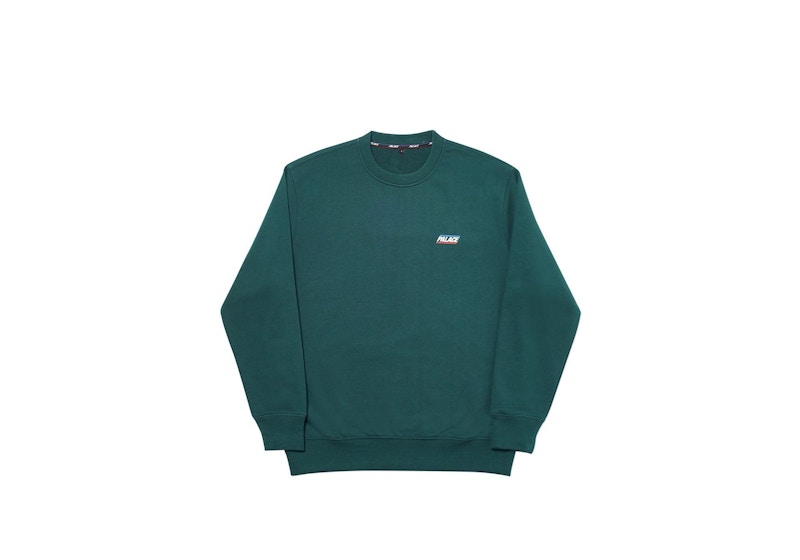 Palace Basically A Crew Dark Green