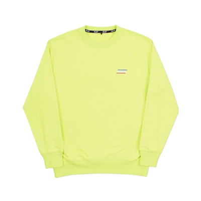 Palace Basically a Crew Fluro Yellow