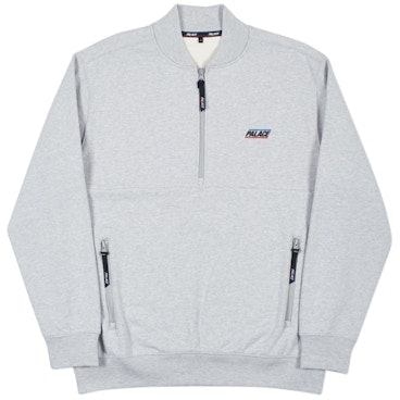 palace-basically-a-half-zip-bomber-grey-marl