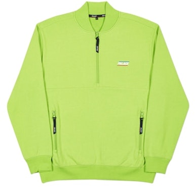palace-basically-a-half-zip-bomber-lime-green
