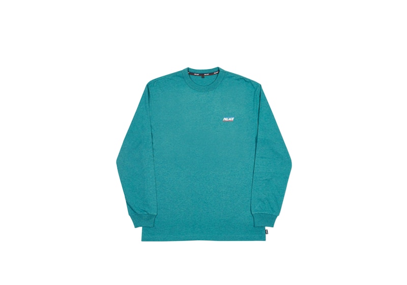 Palace Basically A Longsleeve (FW18 Ultimo) Forest Green Marl