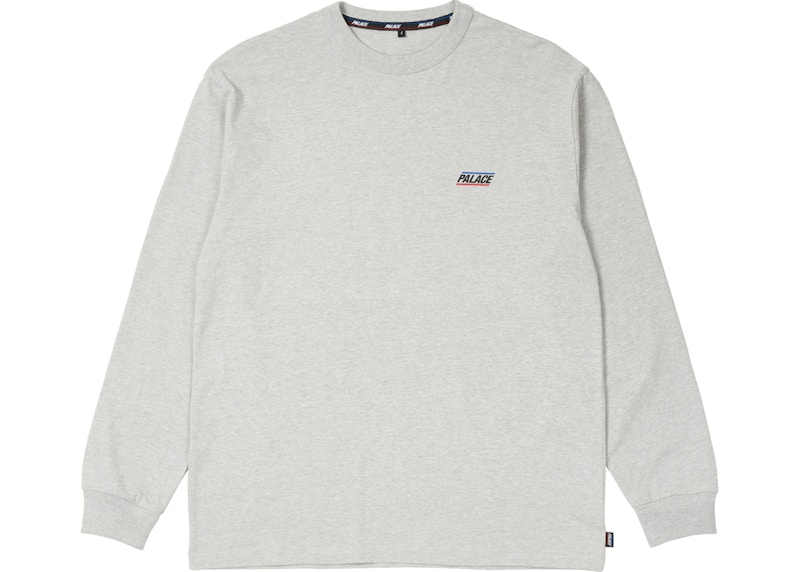 PALACE BASICALLY A LONGSLEEVE GREY MARL