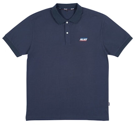 Palace Basically A Polo (SS18) Navy Buy Palace Basically A Polo (SS18) Navy