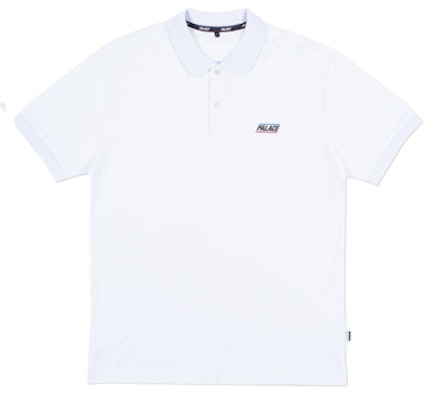 Palace Basically A Polo (SS18) White Buy Palace Basically A Polo (SS18) White