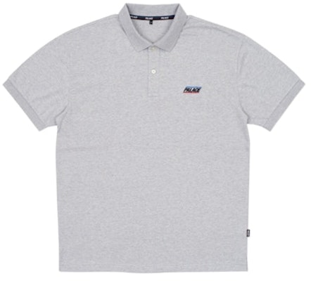 Palace Basically a Polo Grey Marl Buy Palace Basically a Polo Grey Marl