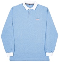 Palace Basically A Rugby Top Classic Blue Marl Palace Basically A Rugby Top Classic Blue Marl