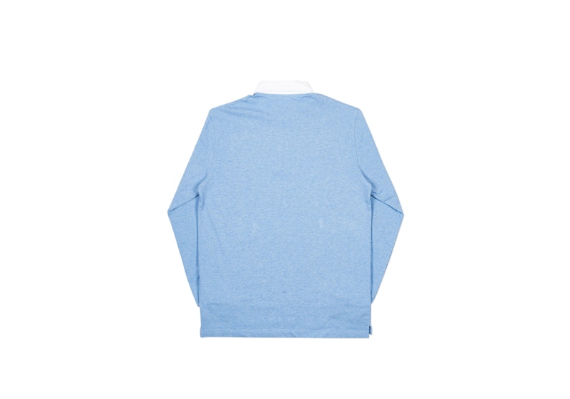 Order Palace Basically A Rugby Top Classic Blue Marl