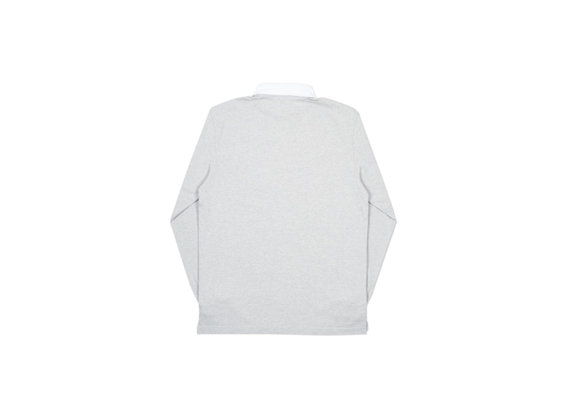 Order Palace Basically A Rugby Top Grey Marl